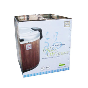 Excellante SEJ21000 Commercial Wood-Grain 50-Cup Rice Warmer