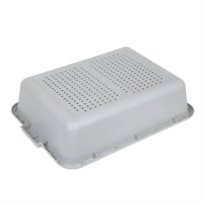 Vogue DN583 Plastic Perforated Grey Storage Box