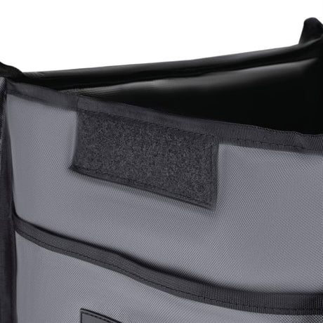 Vogue FR225 Insulated Folding Delivery Bag Grey 380x305x380mm