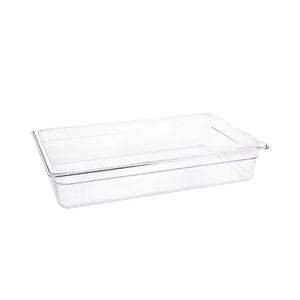 Vogue Polycarbonate 1/1 Gastronorm Container Clear