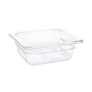 Vogue Polycarbonate 1/6 Gastronorm Container Clear