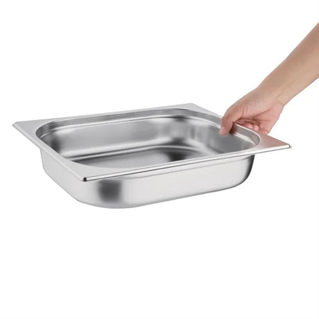 Vogue K927 Stainless Steel 1/2 Gastronorm Tray 65mm