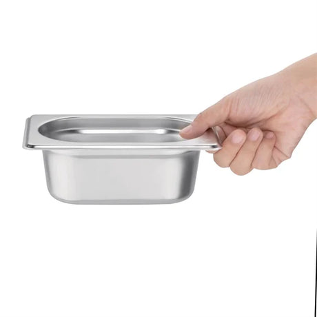 Vogue K824 Stainless Steel 1/9 Gastronorm Tray 65mm