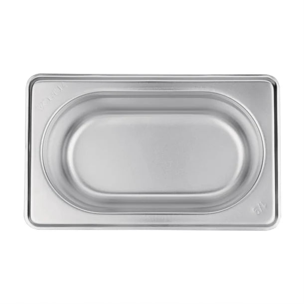 Vogue K824 Stainless Steel 1/9 Gastronorm Tray 65mm