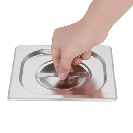 Vogue K993 Stainless Steel 1/6 Gastronorm Lid