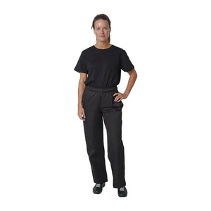Whites Vegas A582 Chef Trousers Pants Polycotton Black
