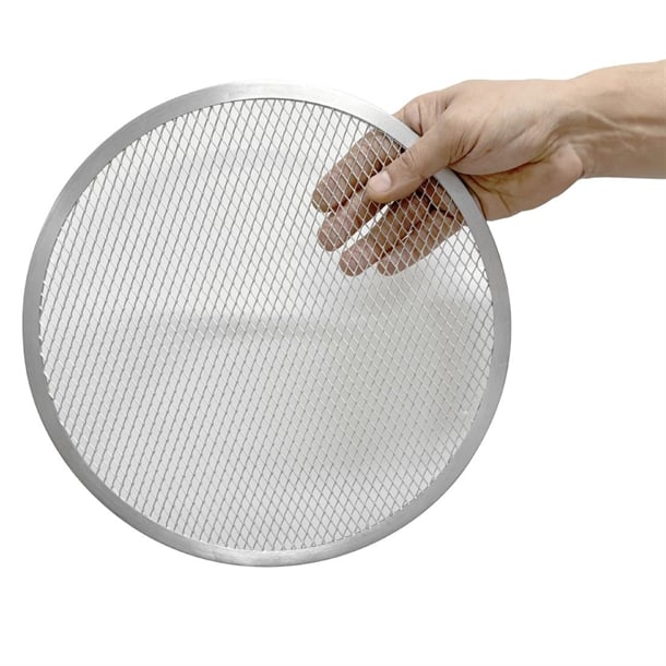 Alphin aluminium pizza screen with mesh design