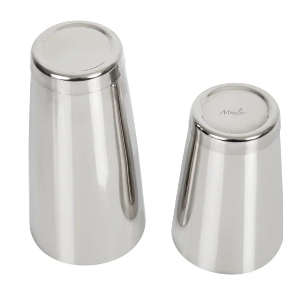 Beaumont Mezclar Tin on Tin Boston Cocktail Shaker Stainless Steel