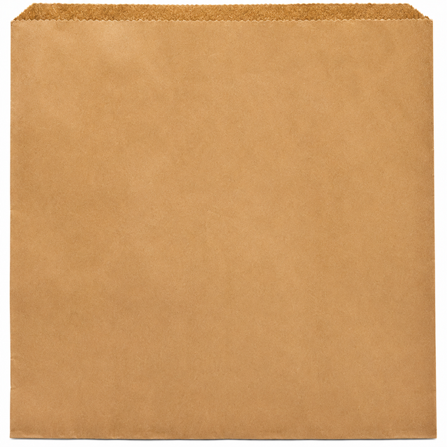 1000 brown kraft paper bakery bags 8x8 inch food safe