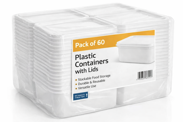 catering ice cream containers 2 litre with lids pack of 60