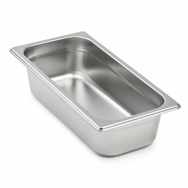 CateringBase stainless steel GN 1/3 gastronorm tray premium product image