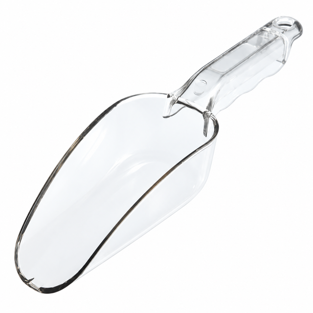 Chef Set 12oz clear polycarbonate utility scoop CS-7868