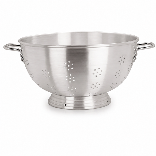 Chefset 40cm aluminium commercial colander with twin handles