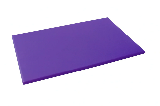 Chefset purple chopping board 300x230mm allergen safe HACCP colour coded cutting board