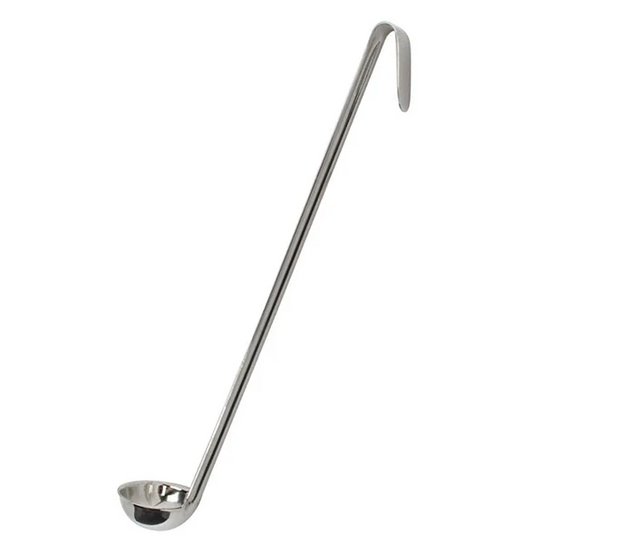 Chefset stainless steel measuring soup ladle 0.5 oz long handle