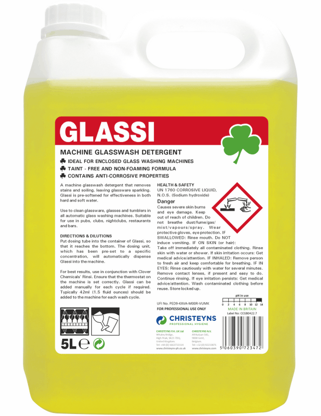 Christeyns Glassi 5L Professional Machine Glasswash