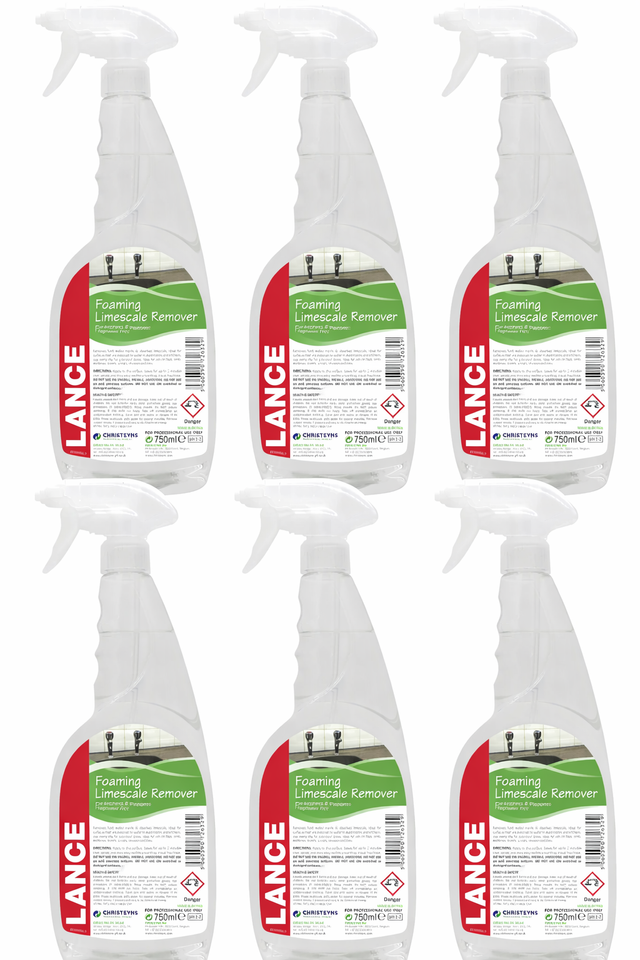 Christeyns Lance Foaming Limescale Remover 750ml Pack of 6