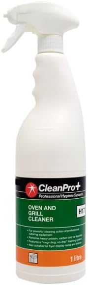 CleanPro+ H17 oven and grill cleaner 1 litre heavy duty commercial kitchen degreaser