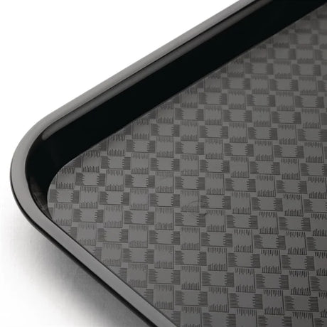 Olympia Kristallon Polypropylene Fast Food Tray – Black