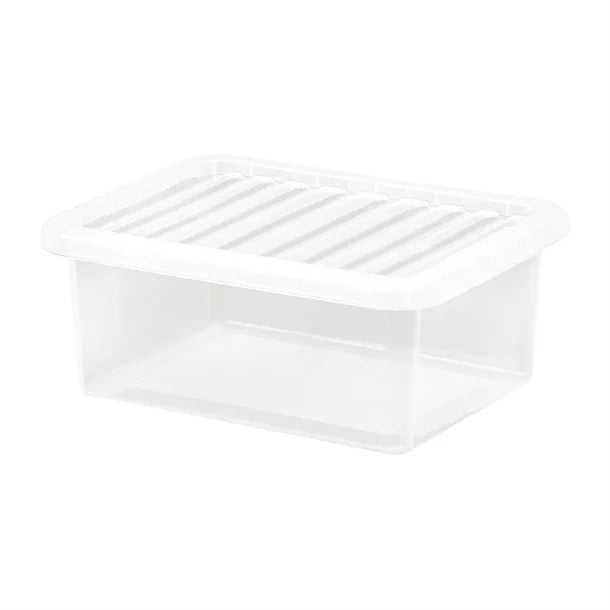 Wham FW866 Crystal Storage Box and Lid 17 Ltr