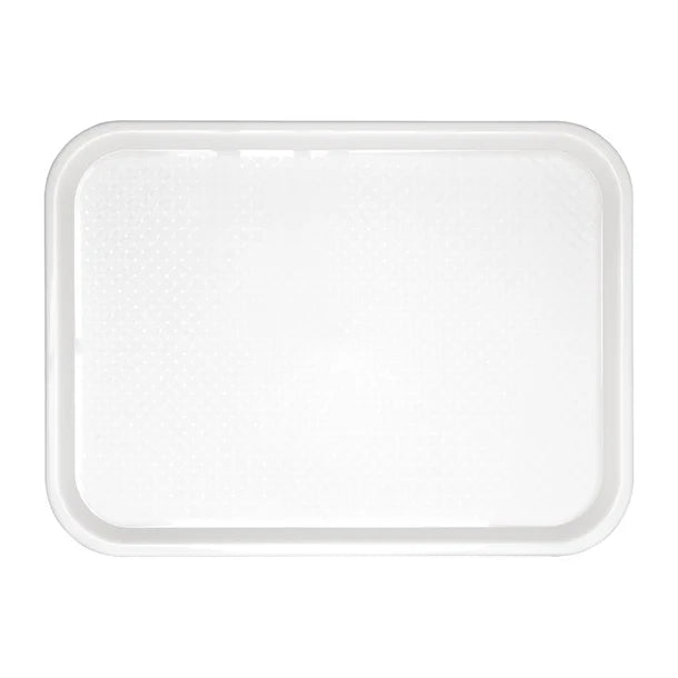 Olympia Kristallon Polypropylene Fast Food Tray - White
