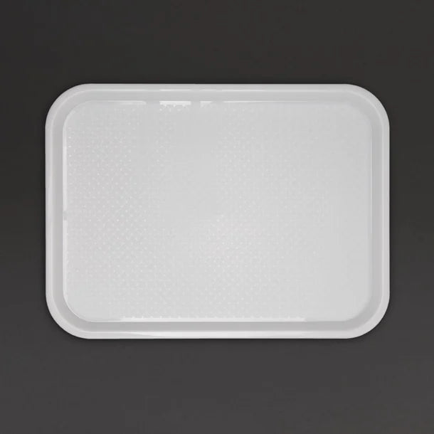 Olympia Kristallon Polypropylene Fast Food Tray - White