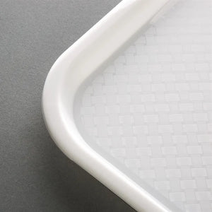 Olympia Kristallon Polypropylene Fast Food Tray - White