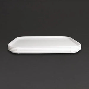 Olympia Kristallon Polypropylene Fast Food Tray - White