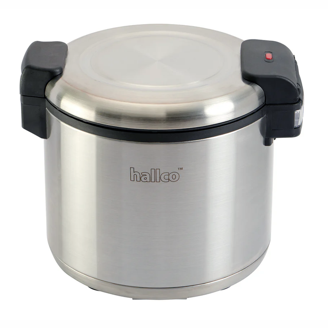 Hallco MRFW20L 20-liter large-capacity commercial rice warmer with stainless steel exterior
