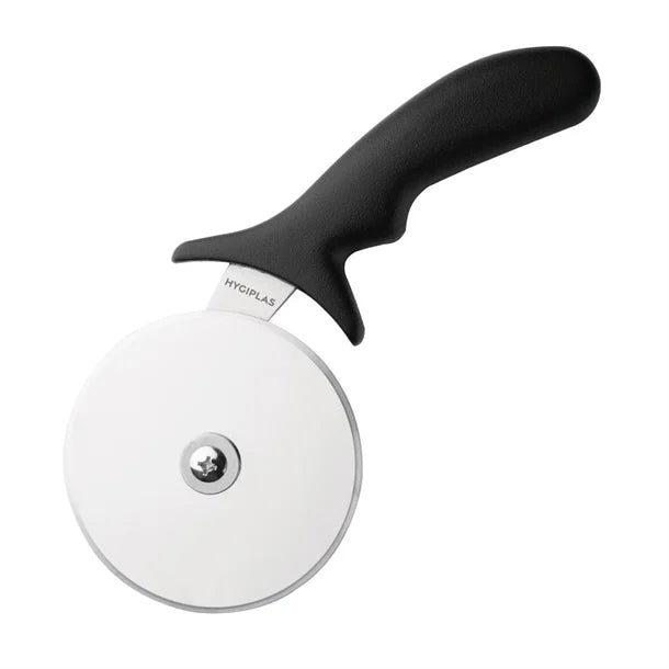 Hygiplas D396 4 inch pizza wheel cutter with black handle