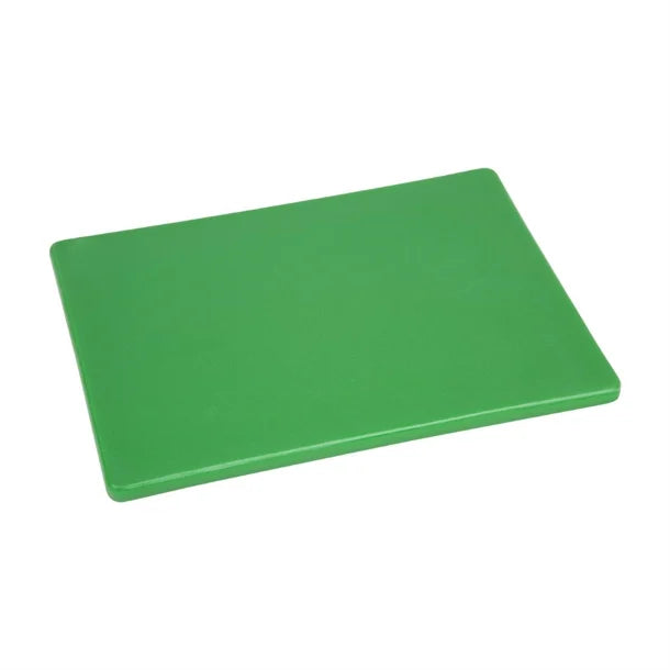 Hygiplas GH793 small green chopping board, 305×229×12mm