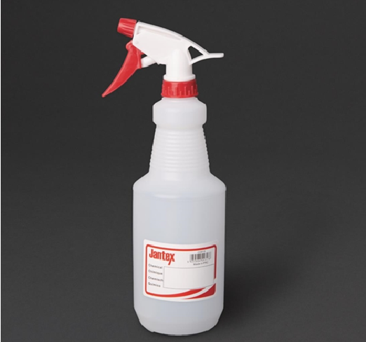 Jantex CD815 red 750ml colour-coded trigger spray bottle
