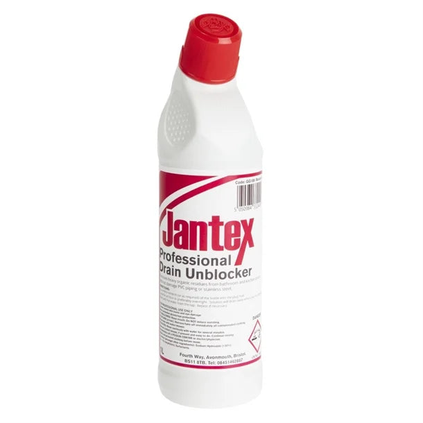 Jantex Drain Unblocker Ready To Use 1L bottle