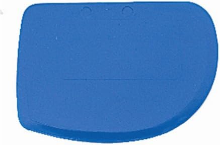 Plastic Dough Scraper/Pastry Bread Pizza Dough Flexible Blade. 12x8.5 cm (BLUE)