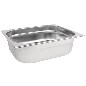 Vogue K928 Stainless Steel 1/2 Gastronorm Tray 100mm