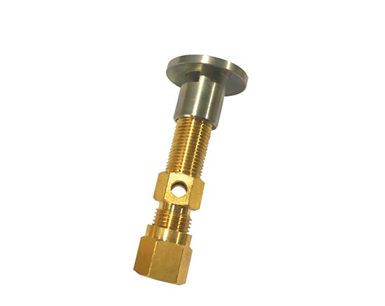 Natural gas pilot ignition light for wok cooker with long copper pipe