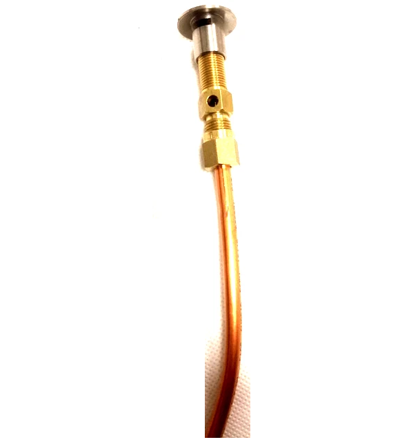 Natural gas mushroom pilot light with 600cm copper pipe for wok cooker