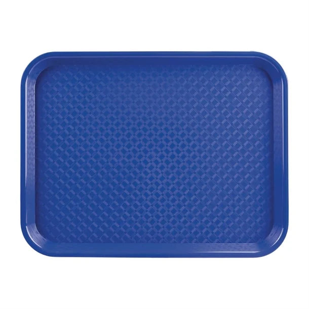 Olympia Kristallon Polypropylene Fast Food Tray - Blue