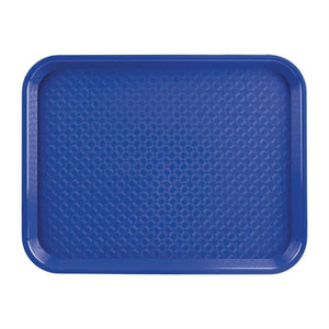 Olympia Kristallon Polypropylene Fast Food Tray - Blue