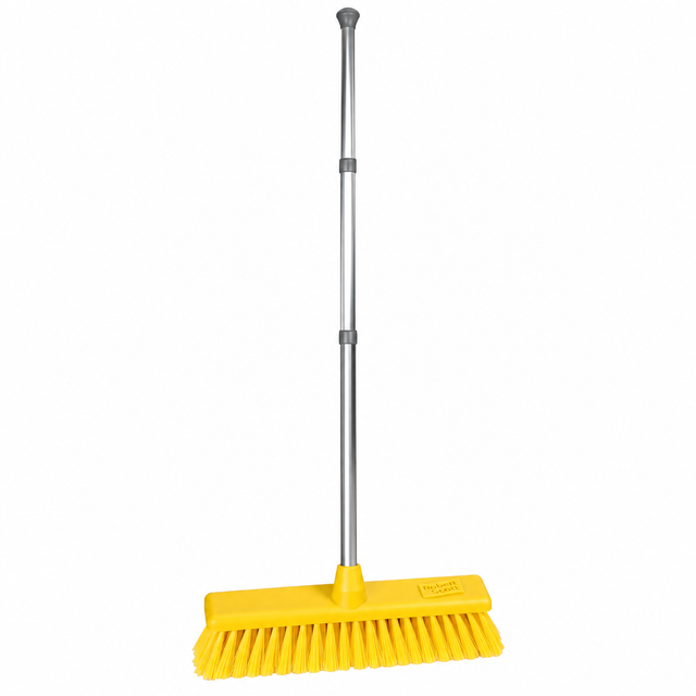 Robert Scott yellow 30cm soft washable broom with handle
