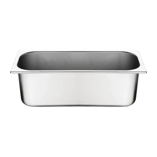 Stainless steel Napoli ice cream pan 5 litre for commercial freezers