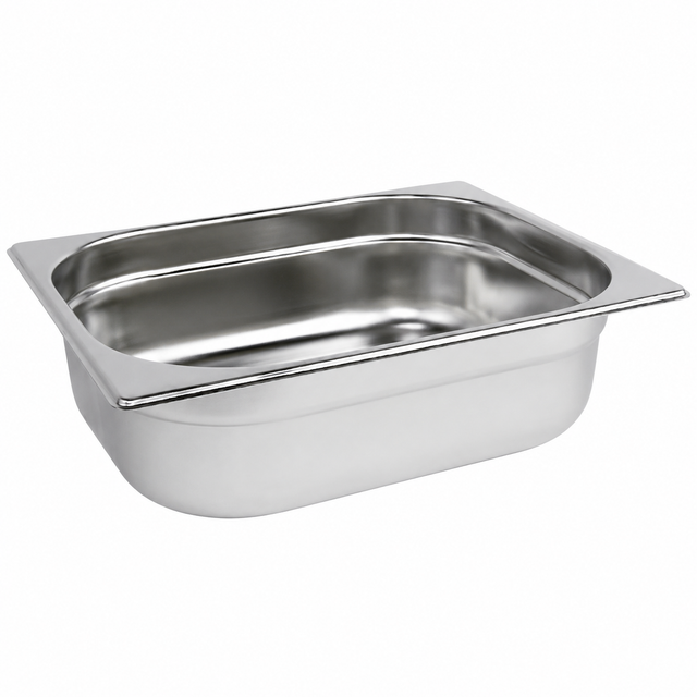 Vogue K928 stainless steel 1/2 gastronorm tray 100mm 6.2L