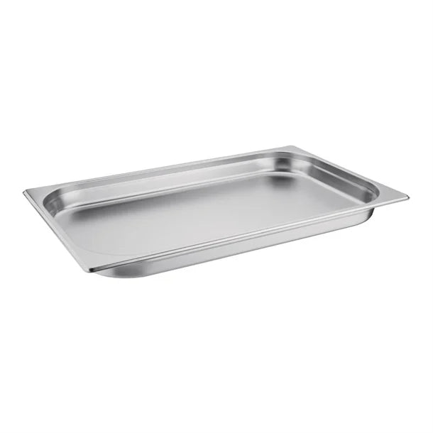 Vogue K994 1/1 stainless steel gastronorm pan 40mm deep